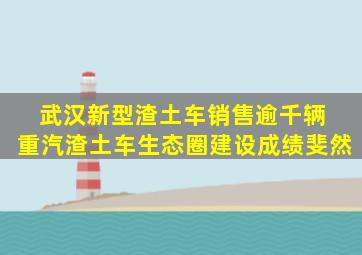 半岛游戏pg电子网站官网-武汉新型渣土车销售逾千辆 重汽渣土车生态圈建设成绩斐然